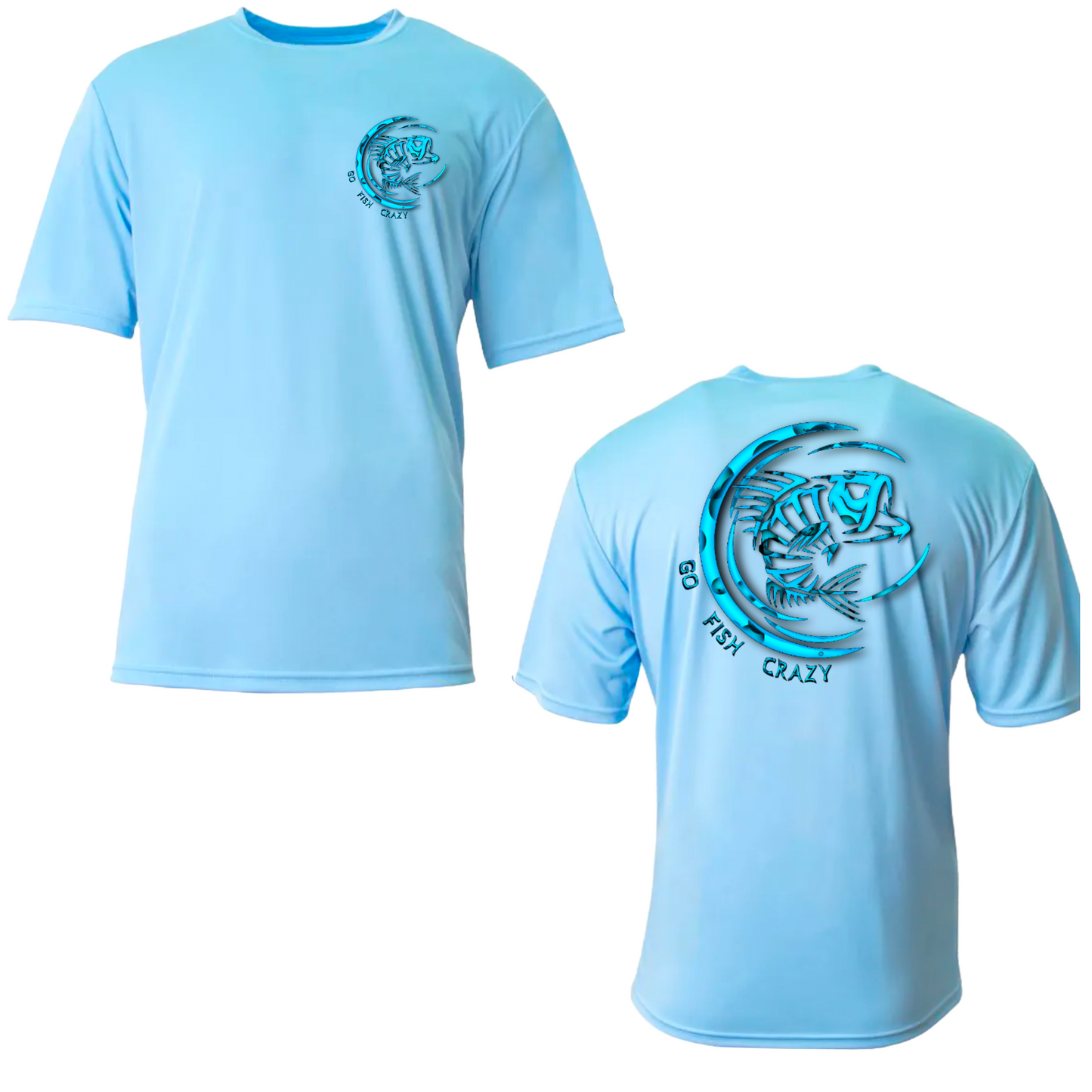 GFC Crescent T-shirt (Aqua Bubble)