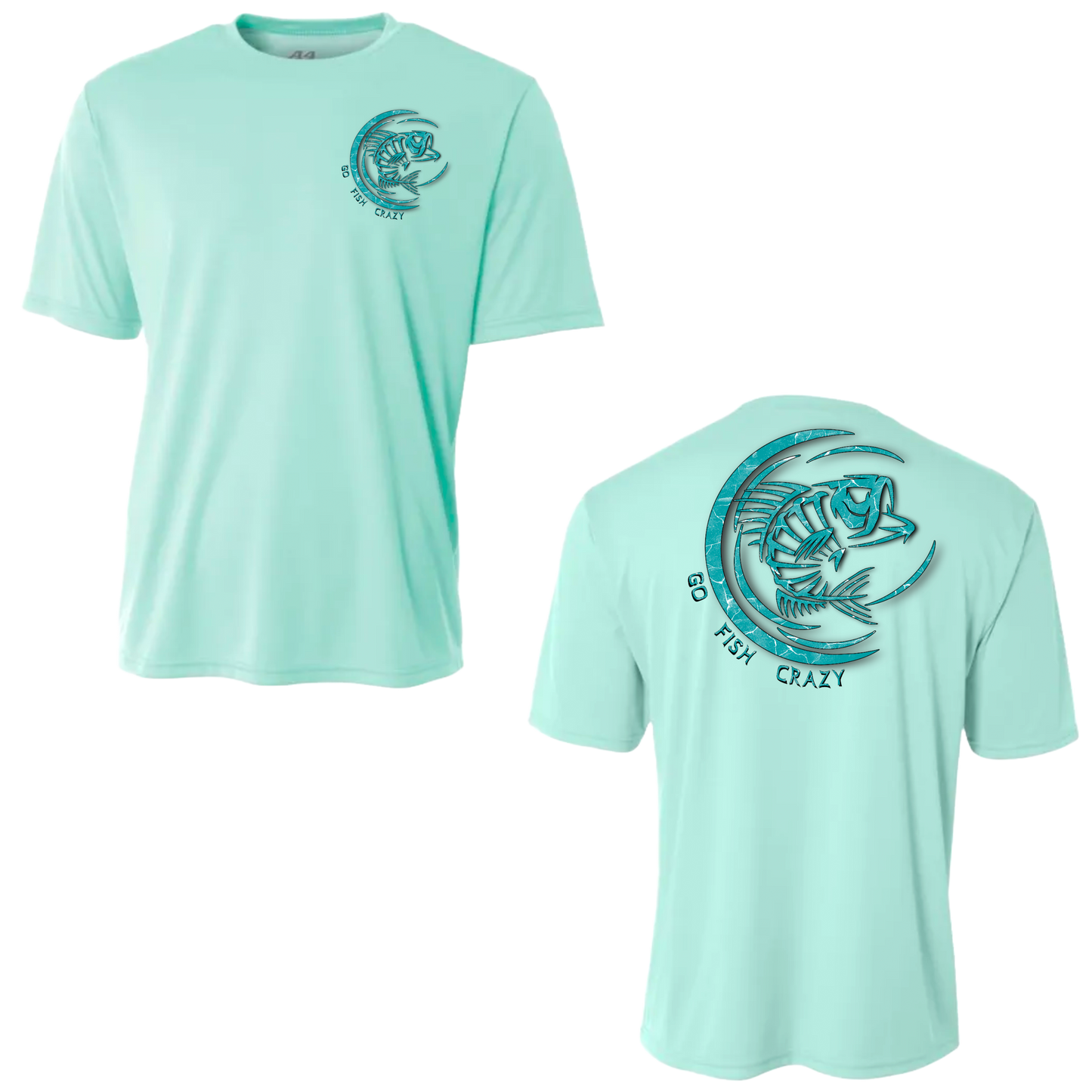 (Teal Frost)Crescent Logo T-shirt