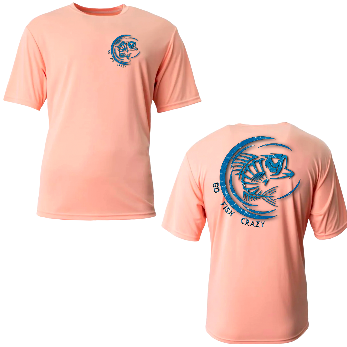 (Deep Ocean Blue)Crescent T-shirt