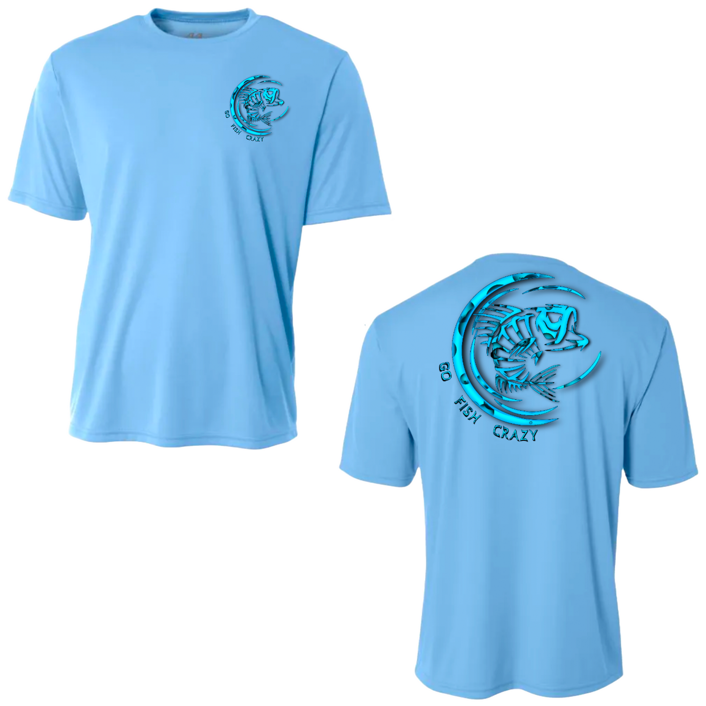 GFC Crescent T-shirt (Aqua Bubble)