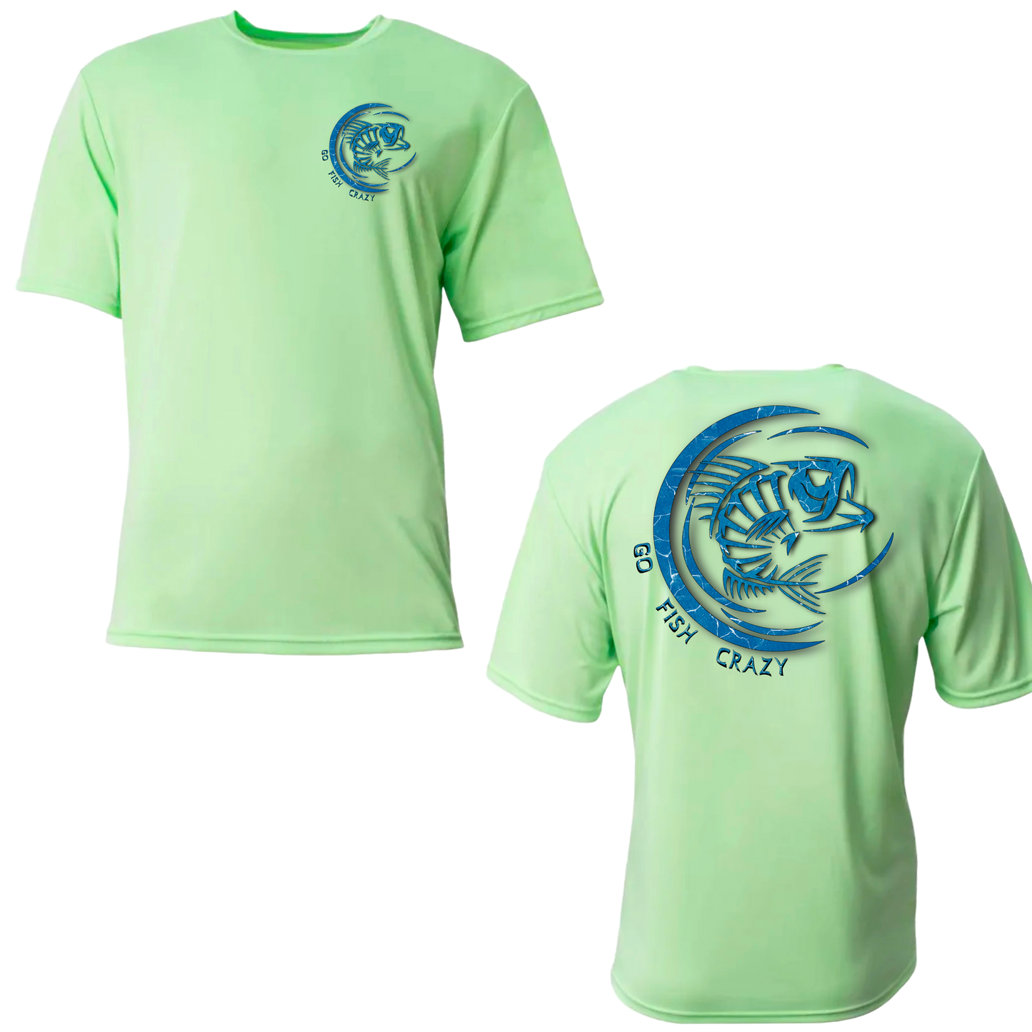 (Deep Ocean Blue)Crescent T-shirt