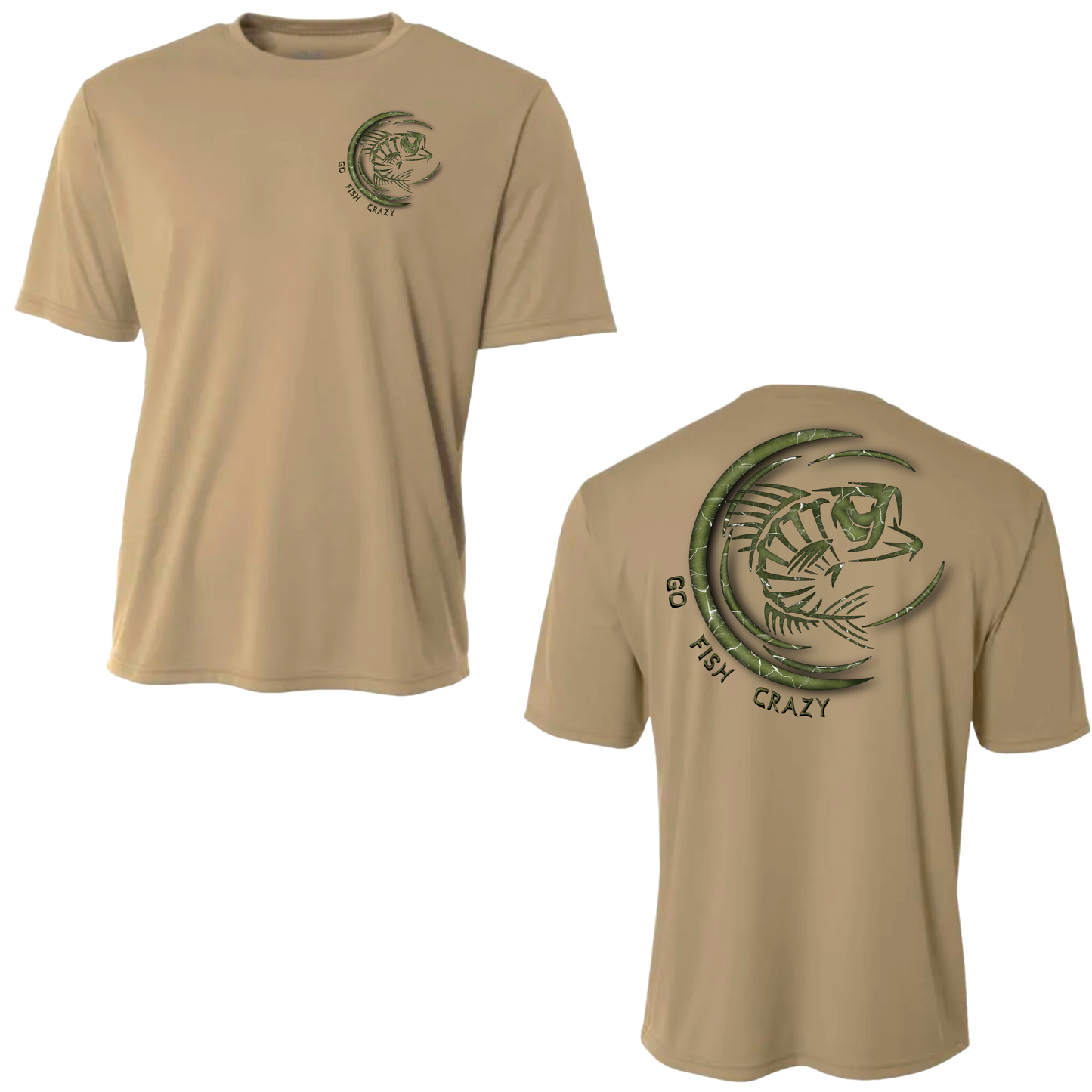 (Olive Green)Crescent T-shirt