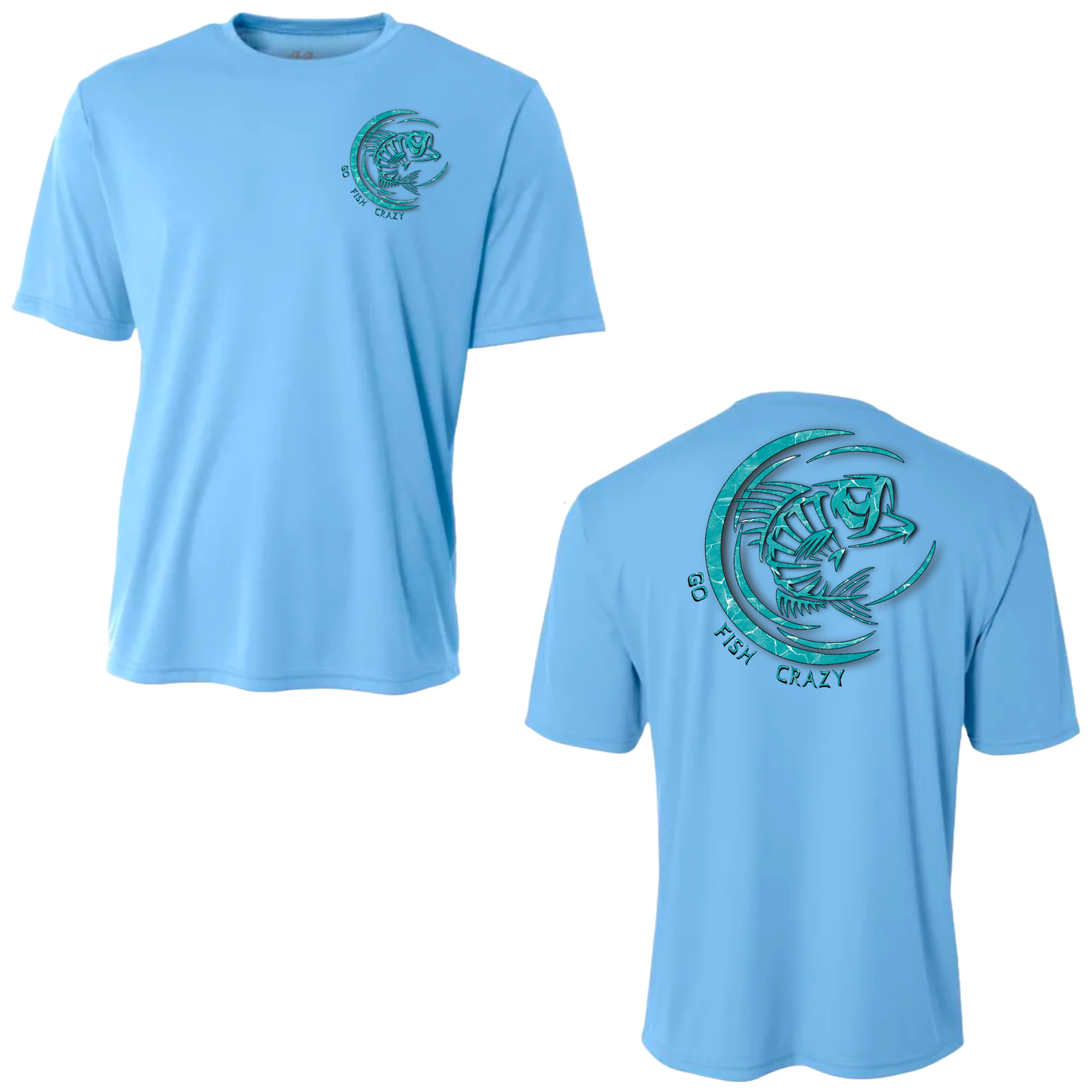 (Teal Frost)Crescent Logo T-shirt