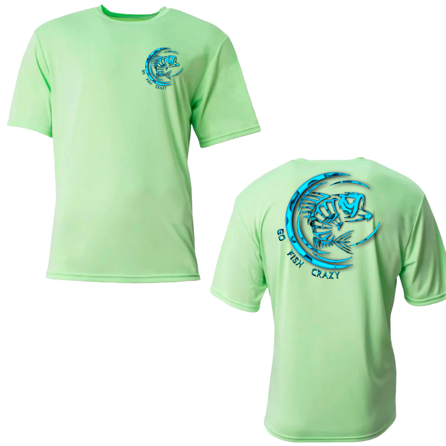 GFC Crescent T-shirt (Aqua Bubble)
