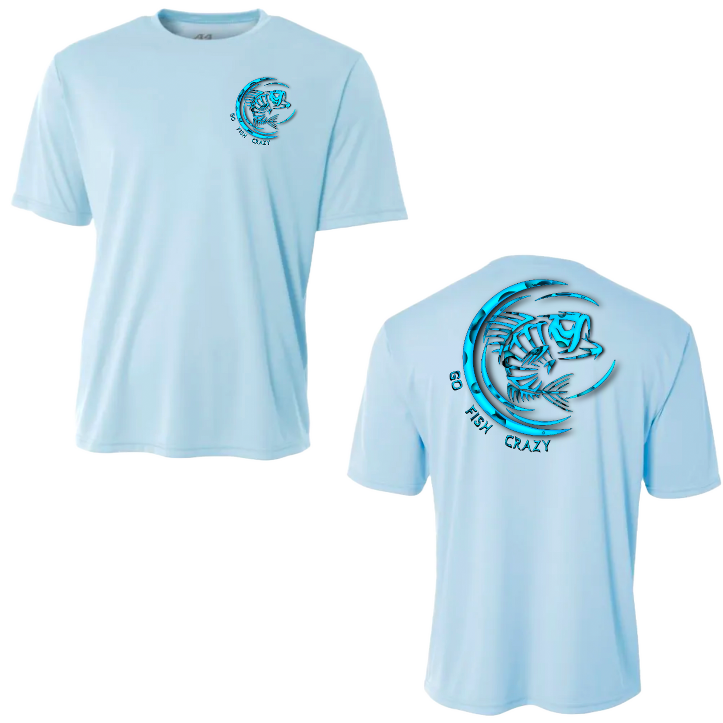 GFC Crescent T-shirt (Aqua Bubble)