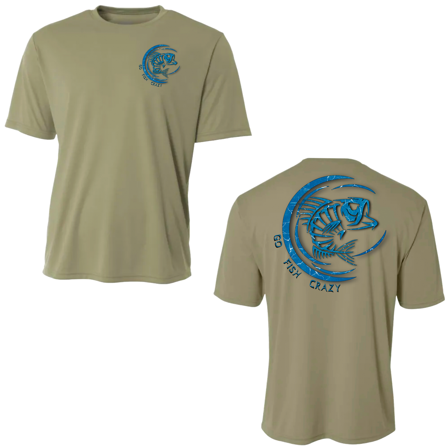(Deep Ocean Blue)Crescent T-shirt