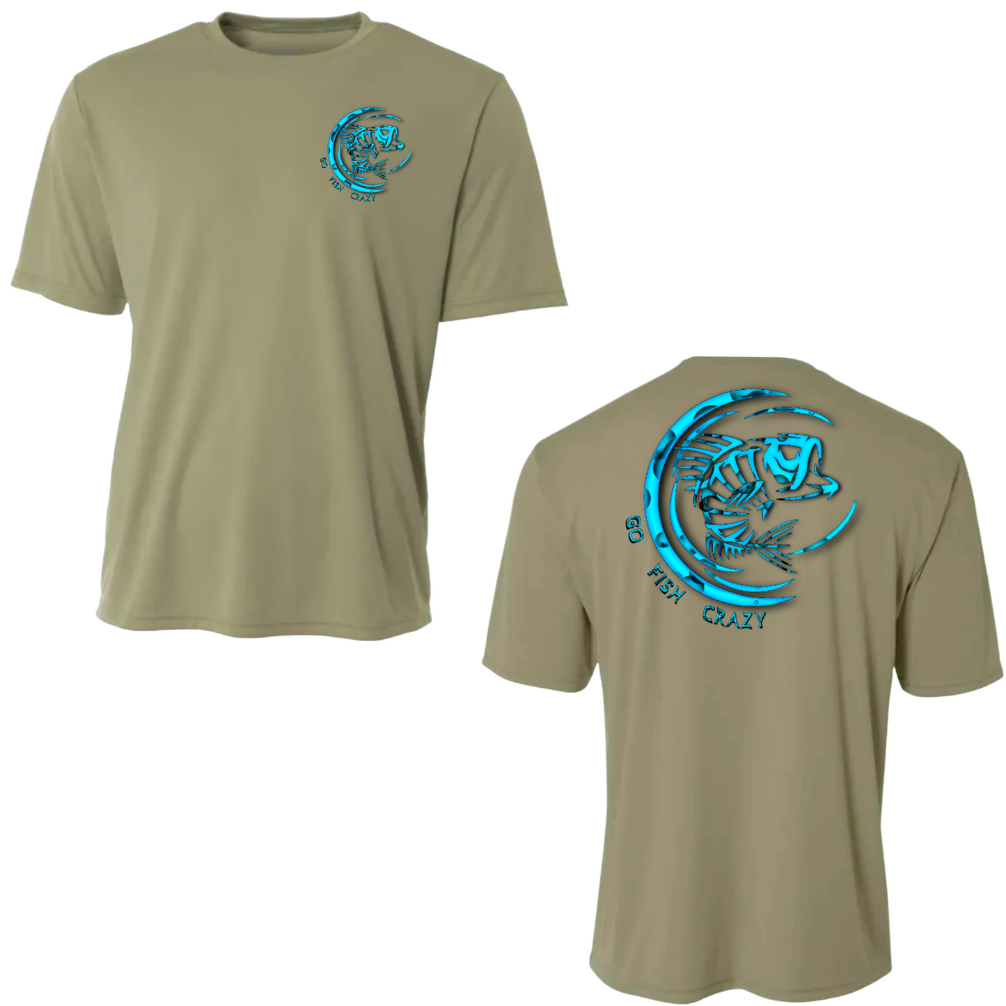 GFC Crescent T-shirt (Aqua Bubble)
