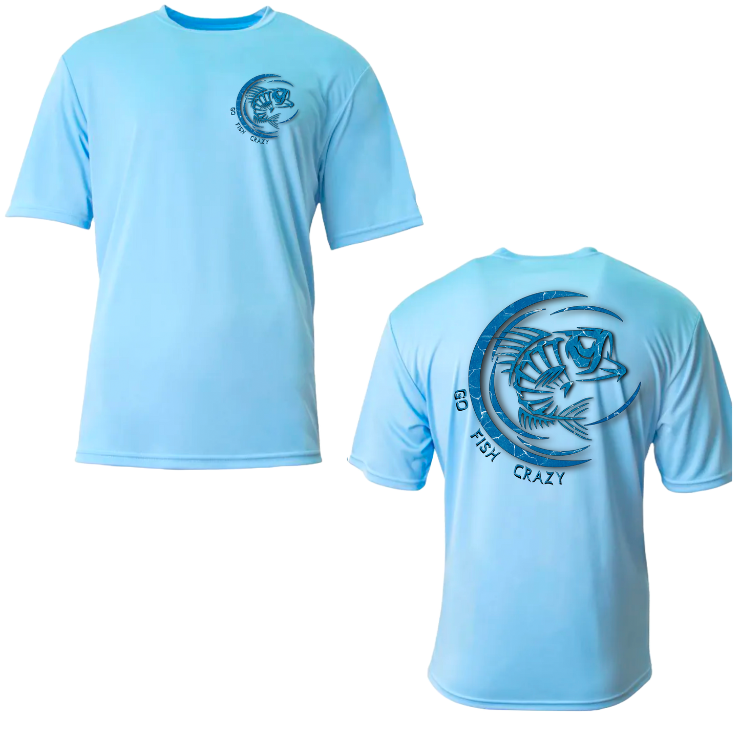 (Deep Ocean Blue)Crescent T-shirt