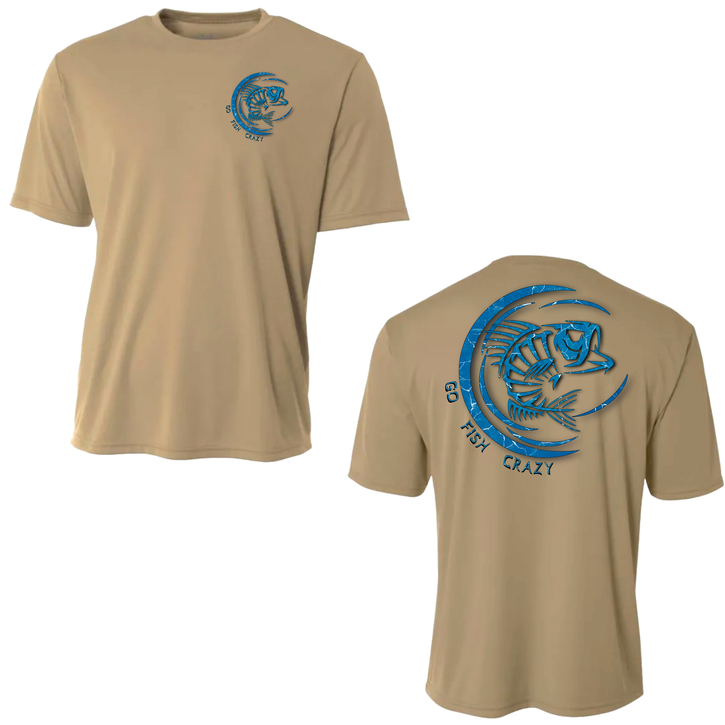 (Deep Ocean Blue)Crescent T-shirt