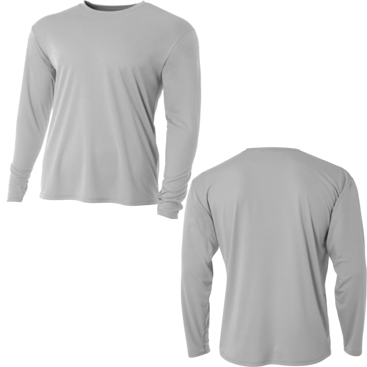 Customizable long sleeve performance shirt