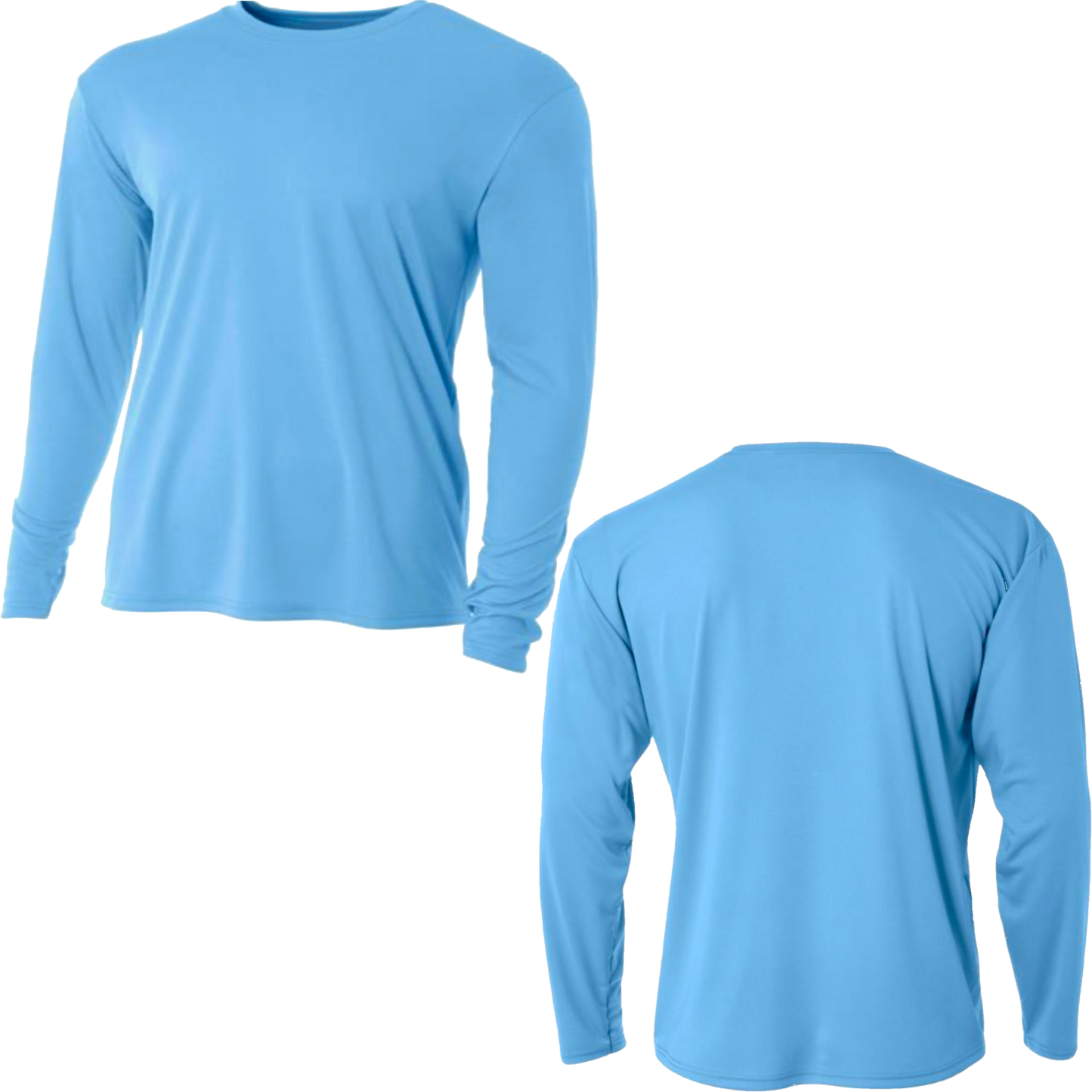 Customizable long sleeve performance shirt