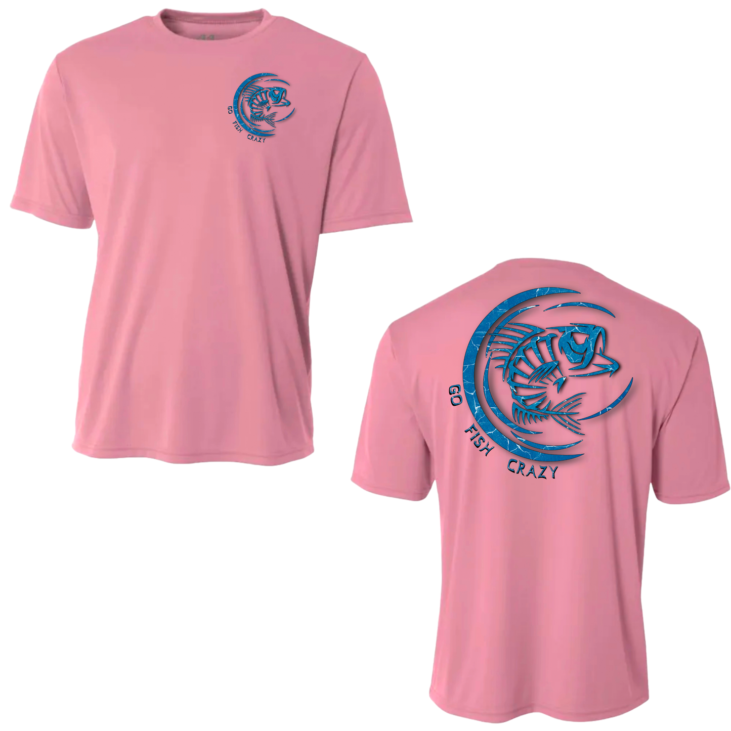 (Deep Ocean Blue)Crescent T-shirt