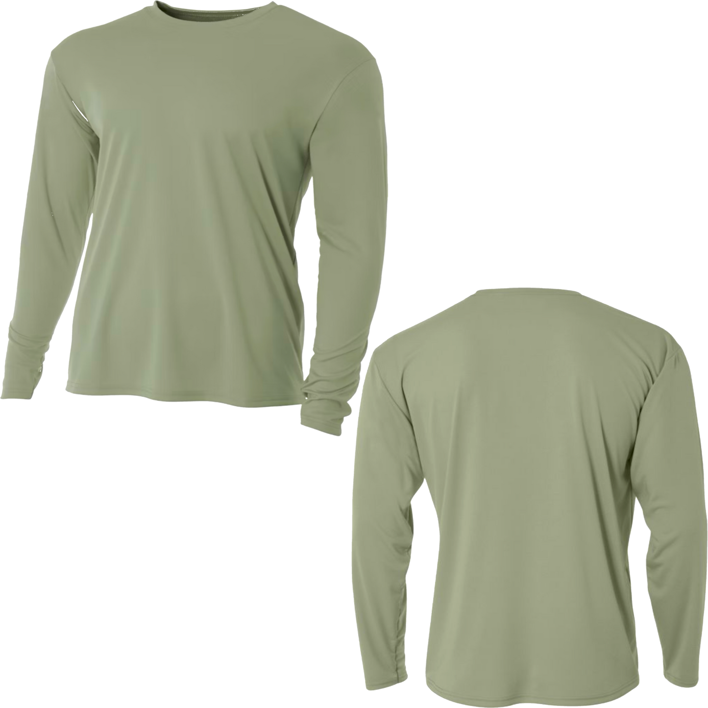 Customizable long sleeve performance shirt