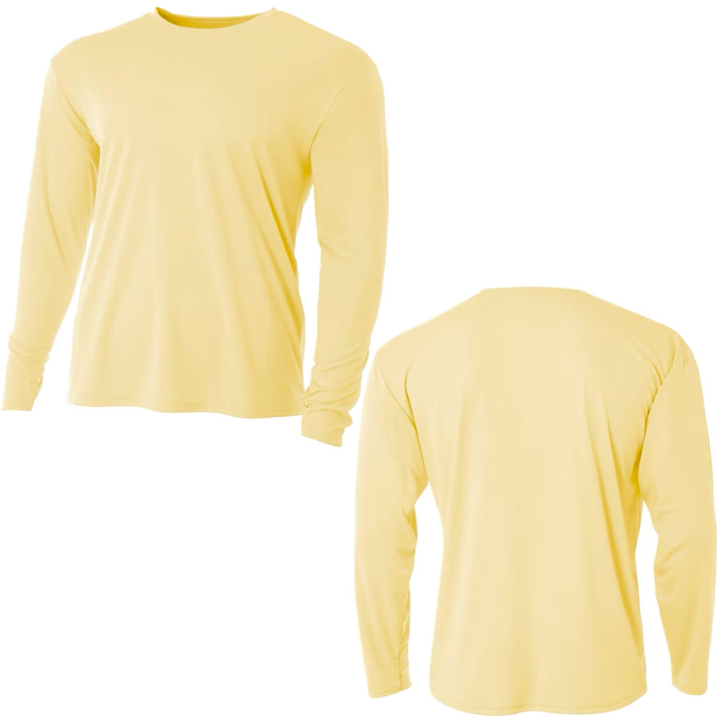 Customizable long sleeve performance shirt