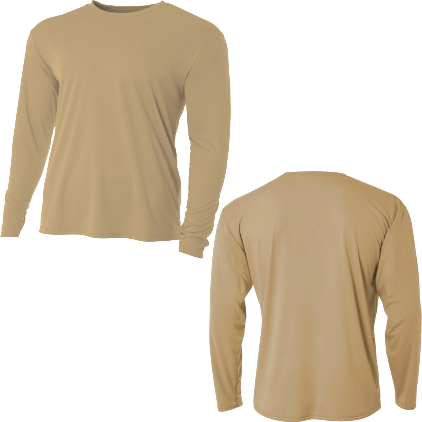 Customizable long sleeve performance shirt