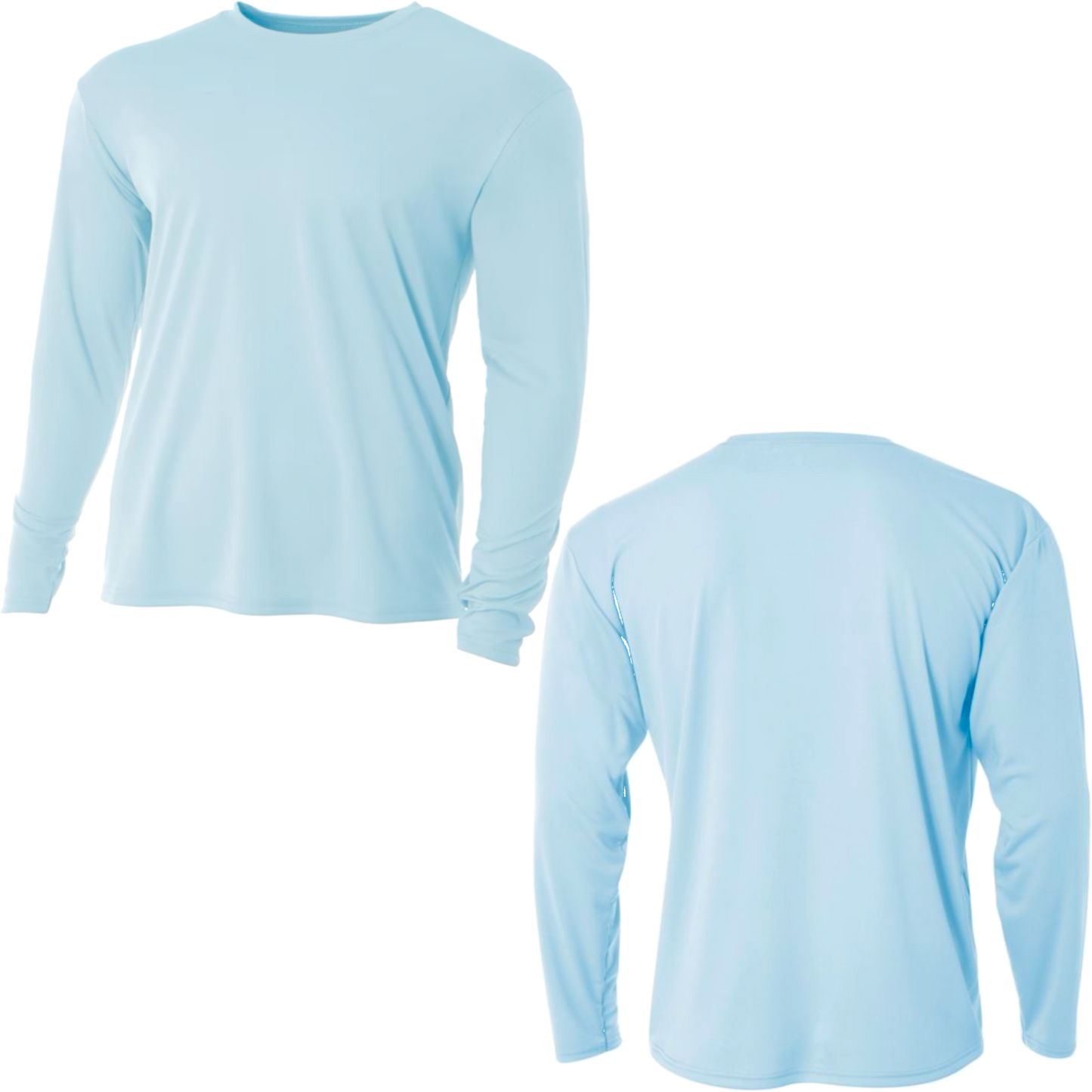 Customizable long sleeve performance shirt