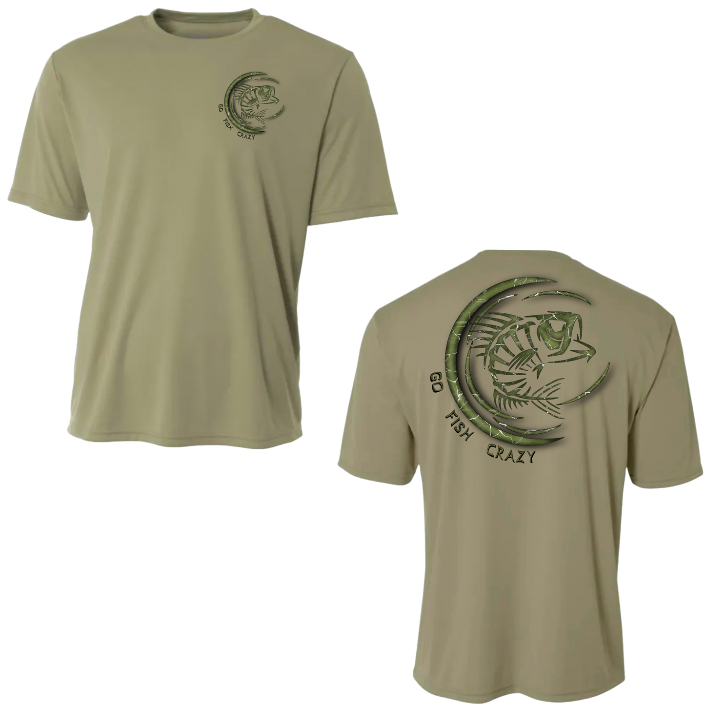 (Olive Green)Crescent T-shirt